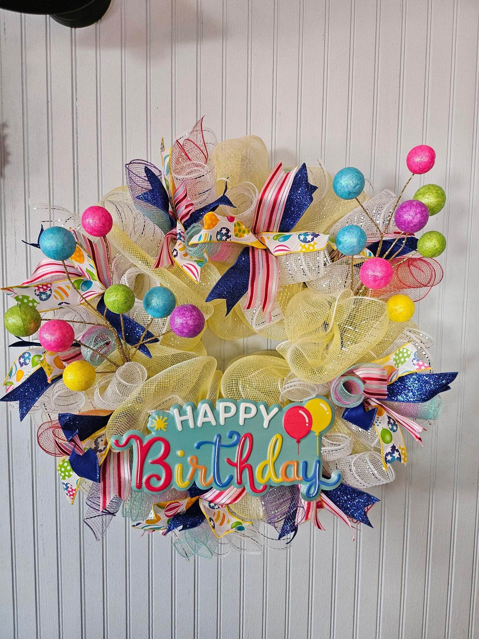 Happy Birthday Wreath